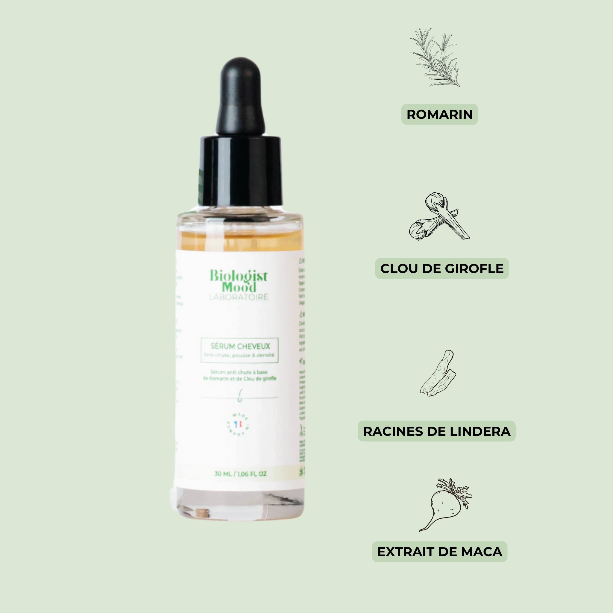 ingrédients serum pousse cheveux