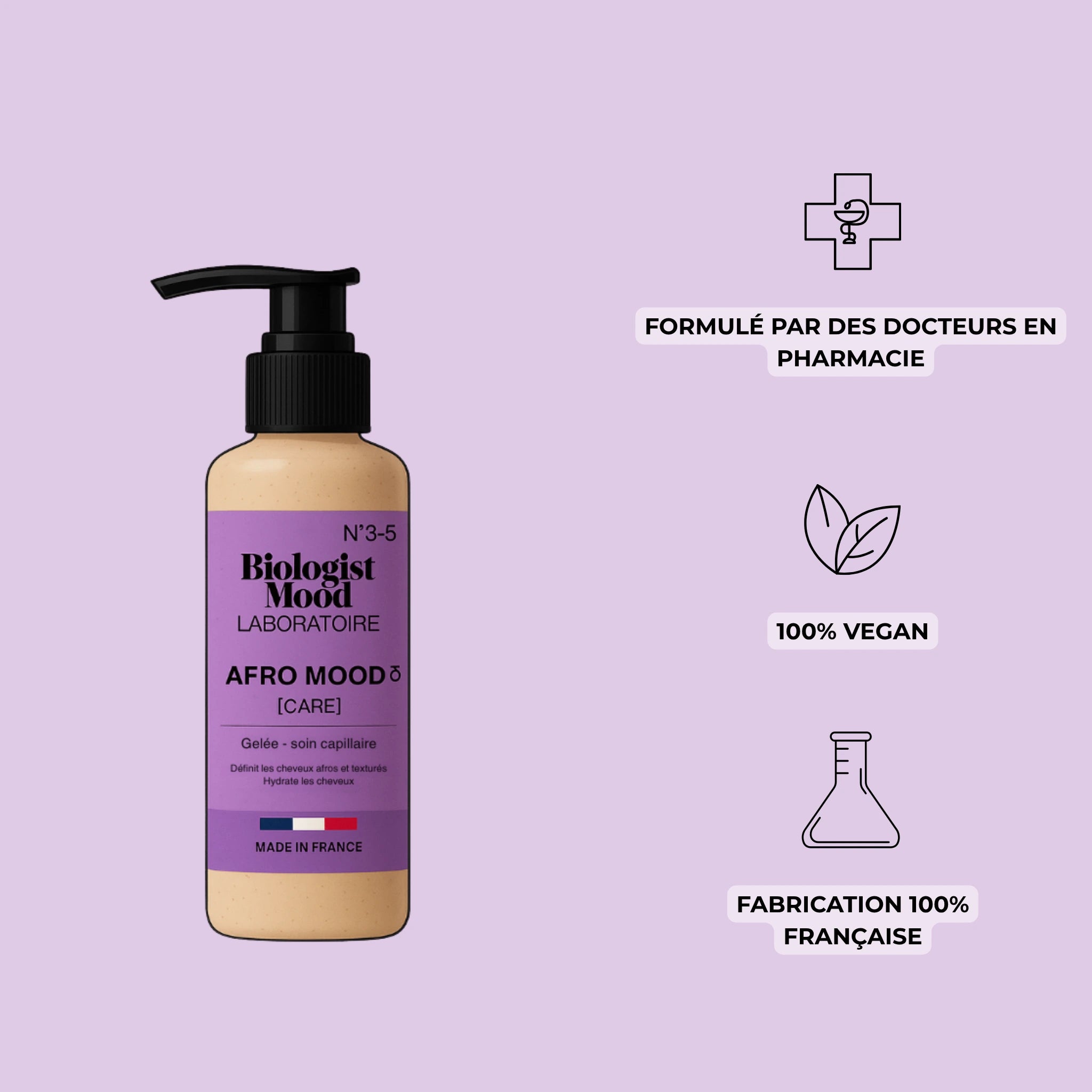 gelée hydratante pour cheveux afro