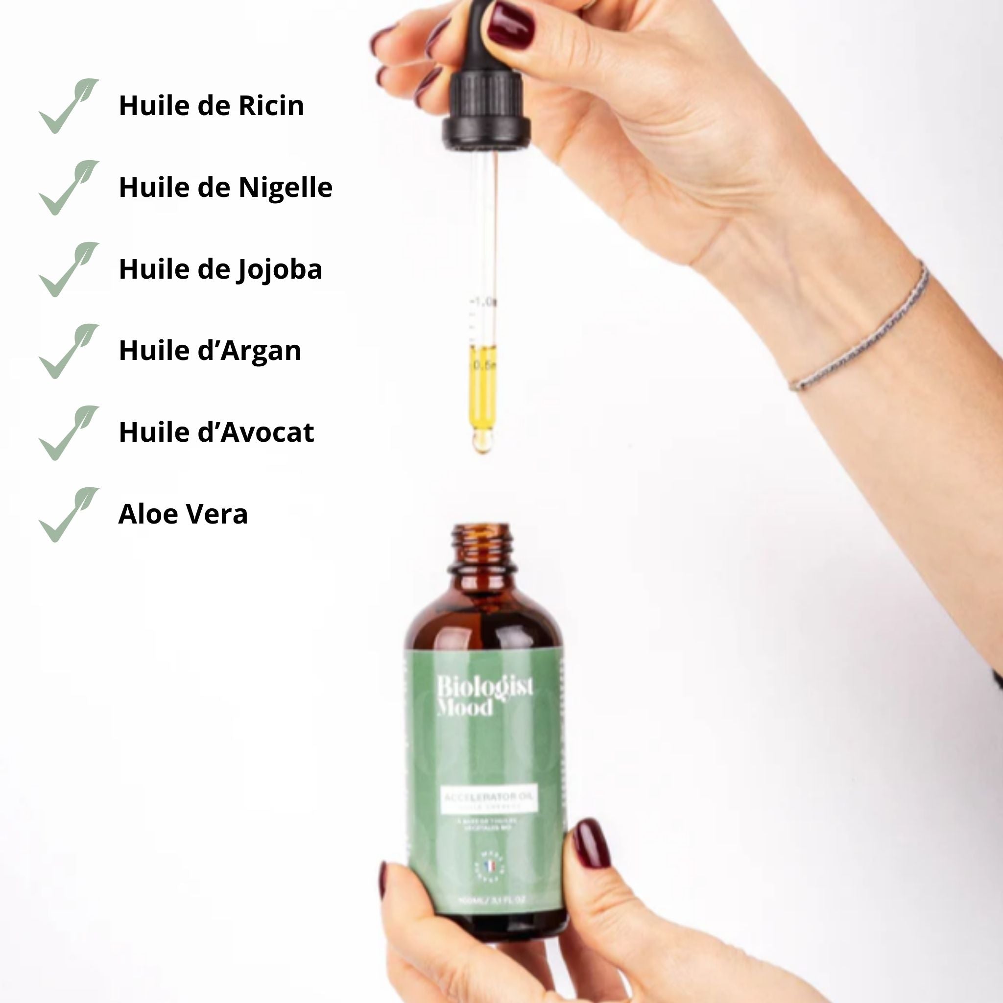 Accelerator Oil - Huile pousse cheveux naturelle & anti-chute