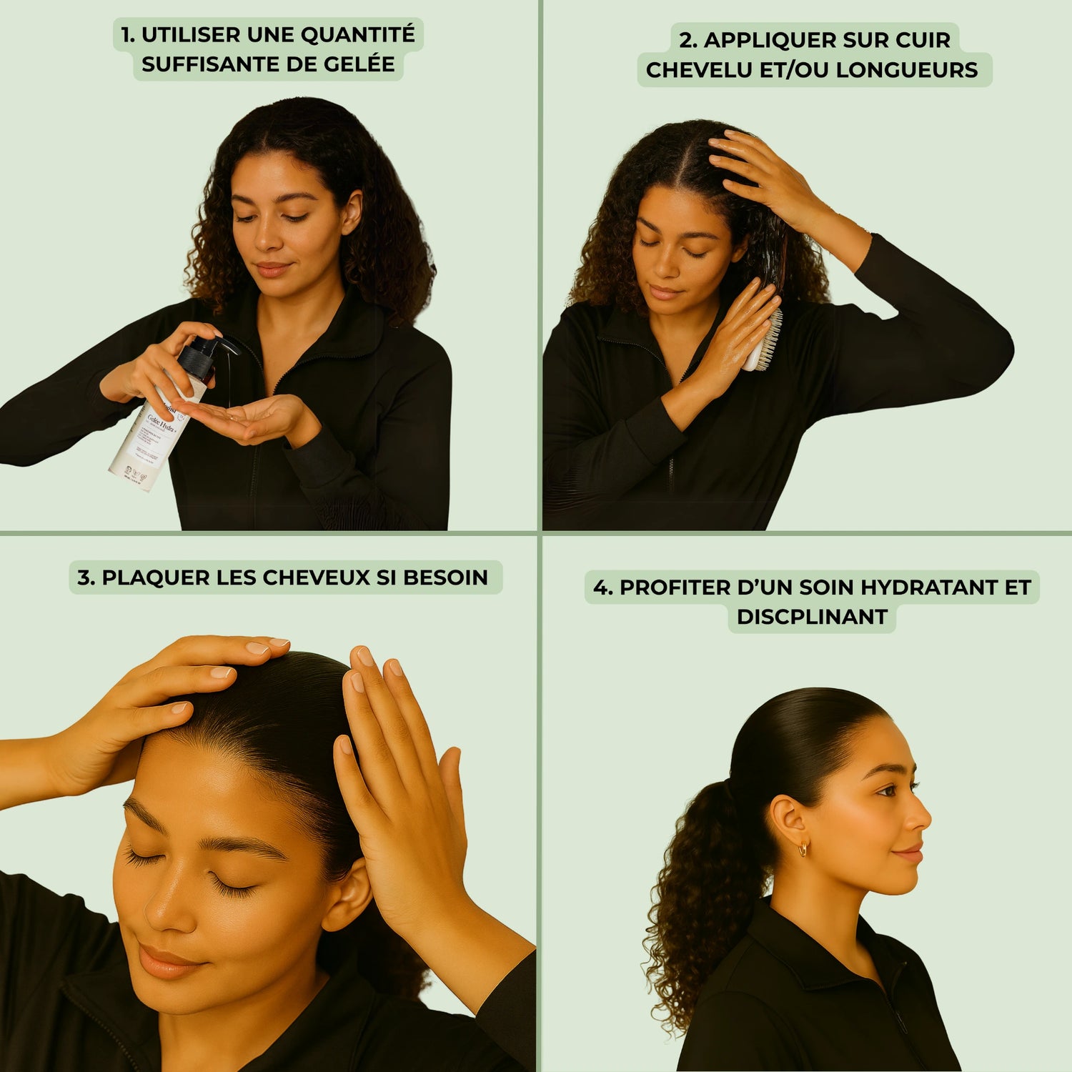 Gelée capillaire hydratante Hydra +  Multi-fonction hydratation intense des cheveux