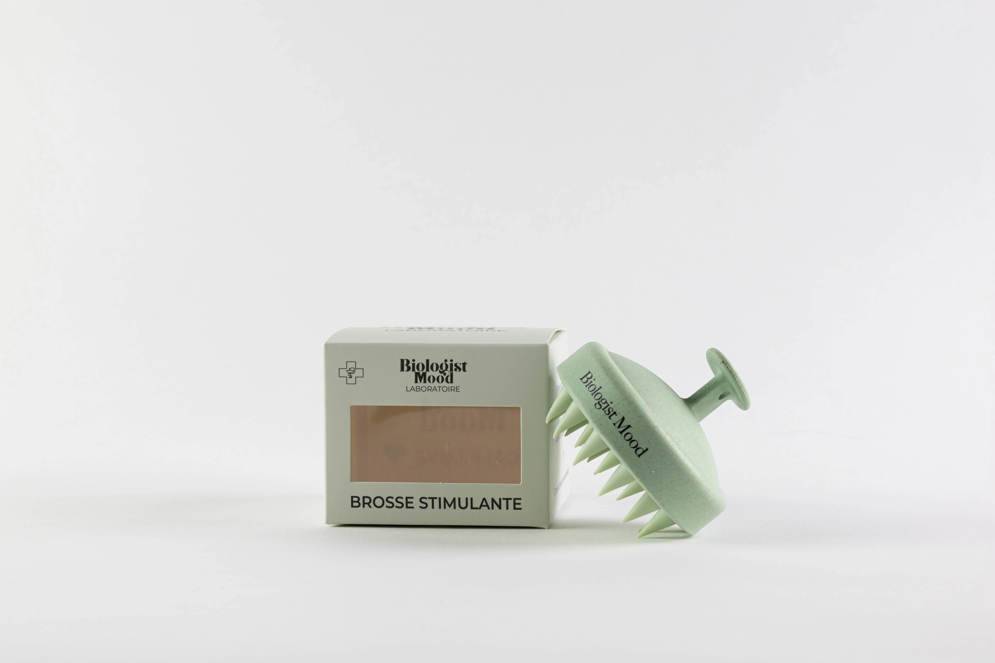 Brosse stimulante capillaire Biologist Mood pour massage du cuir chevelu et stimulation de la pousse des cheveux
