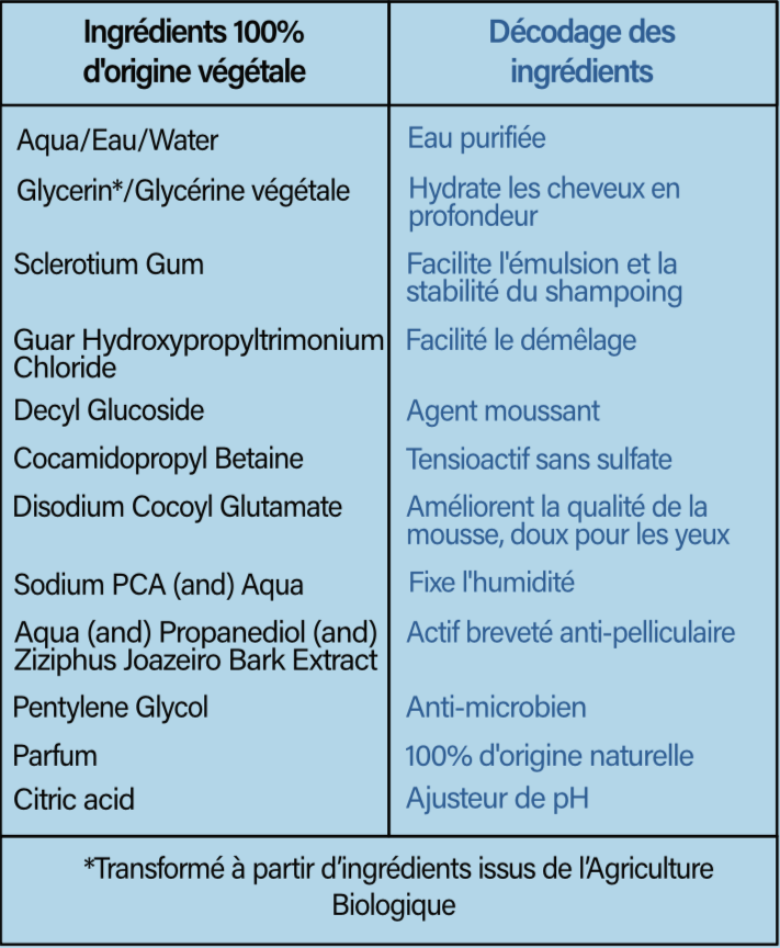Shampoing purifiant - Régulateur du microbiome du cuir chevelu