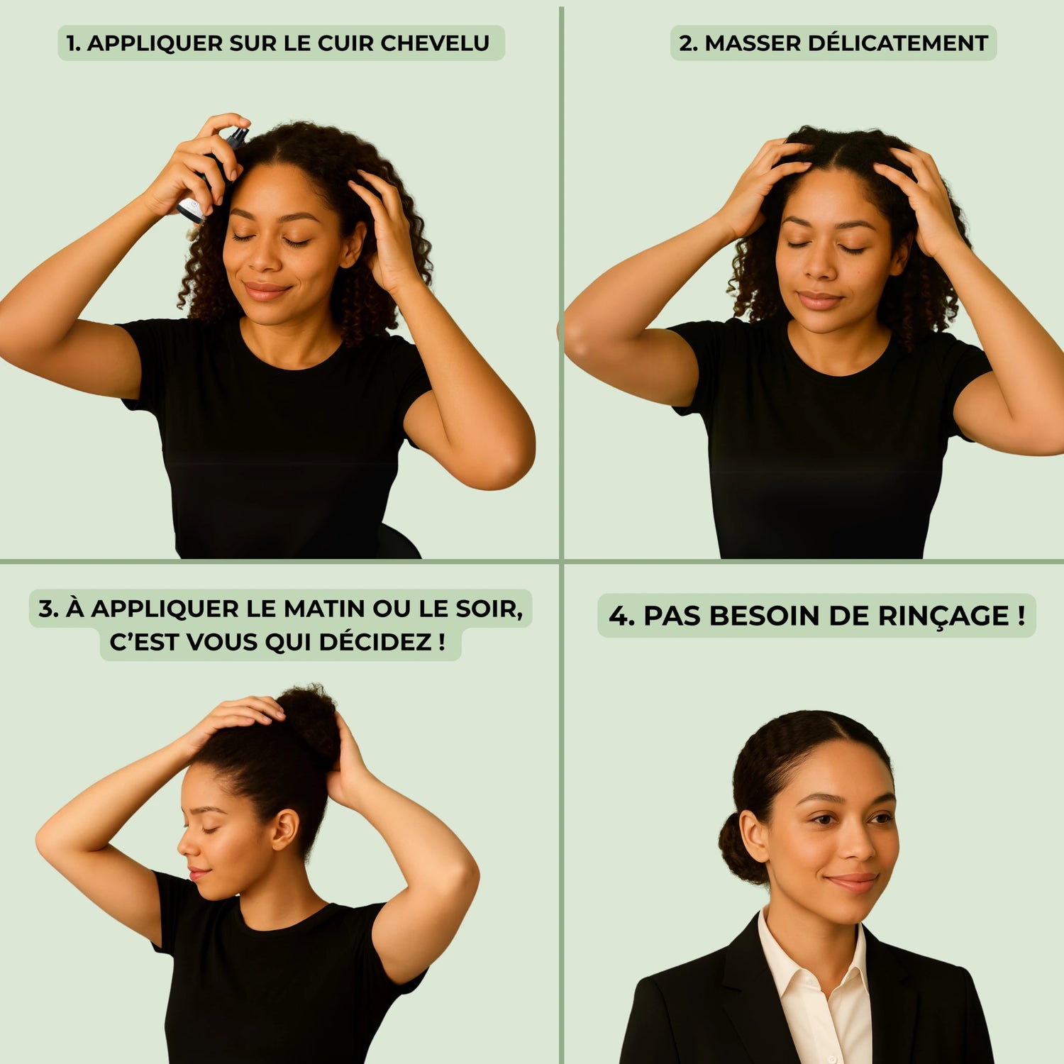 application spray pousse