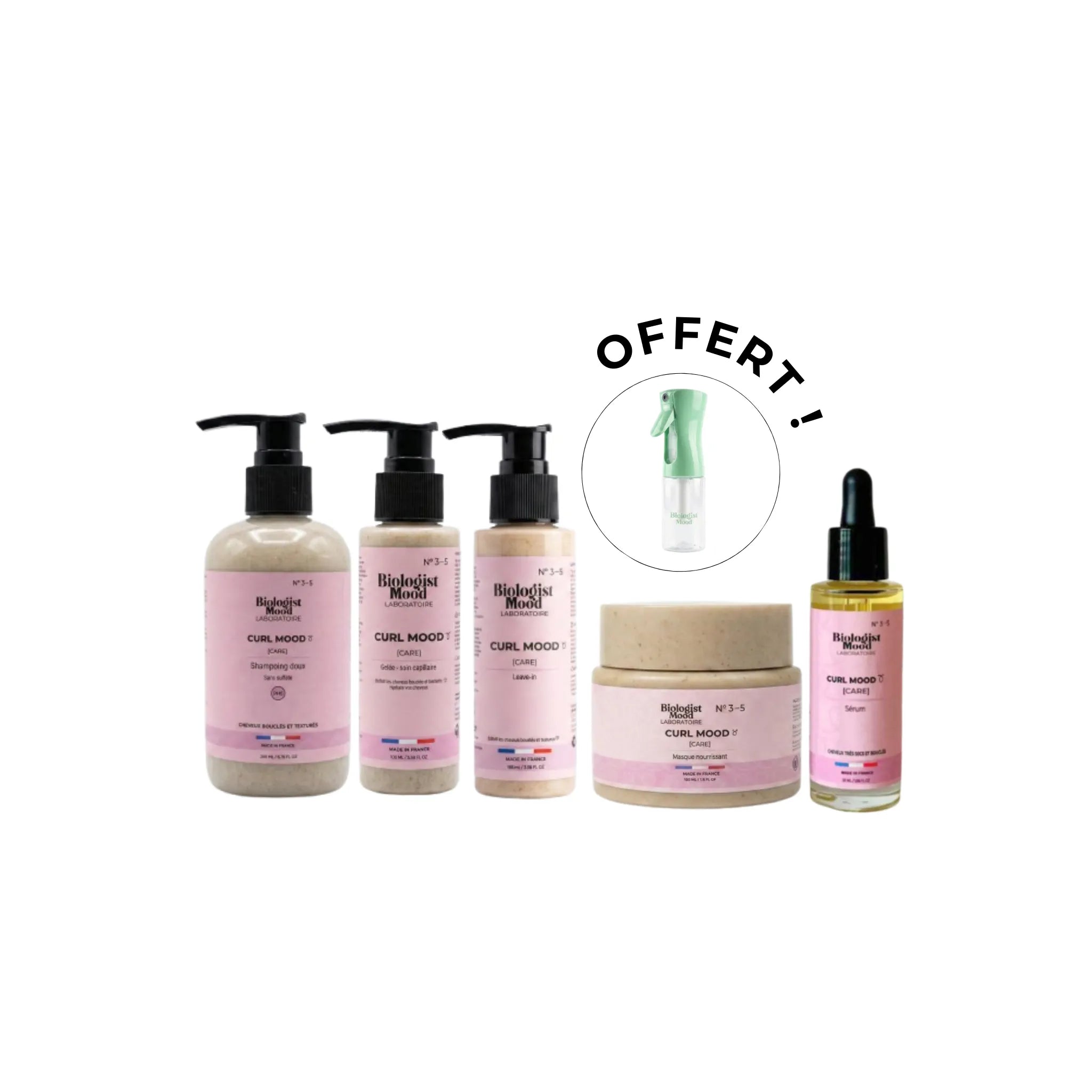 Soin capillaire naturel Biologist Mood pour réparer, hydrater et renforcer les cheveux secs et abîmés