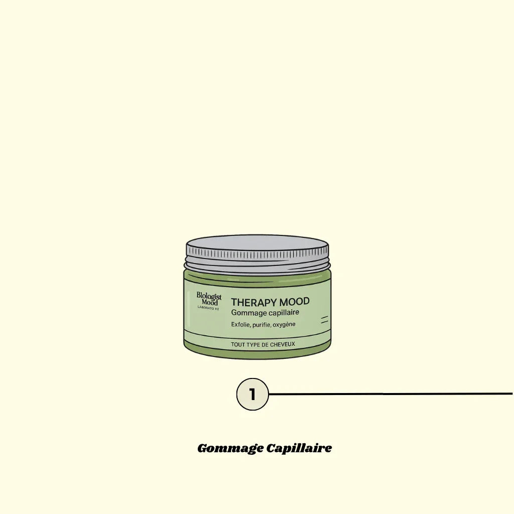 gommage cheveux