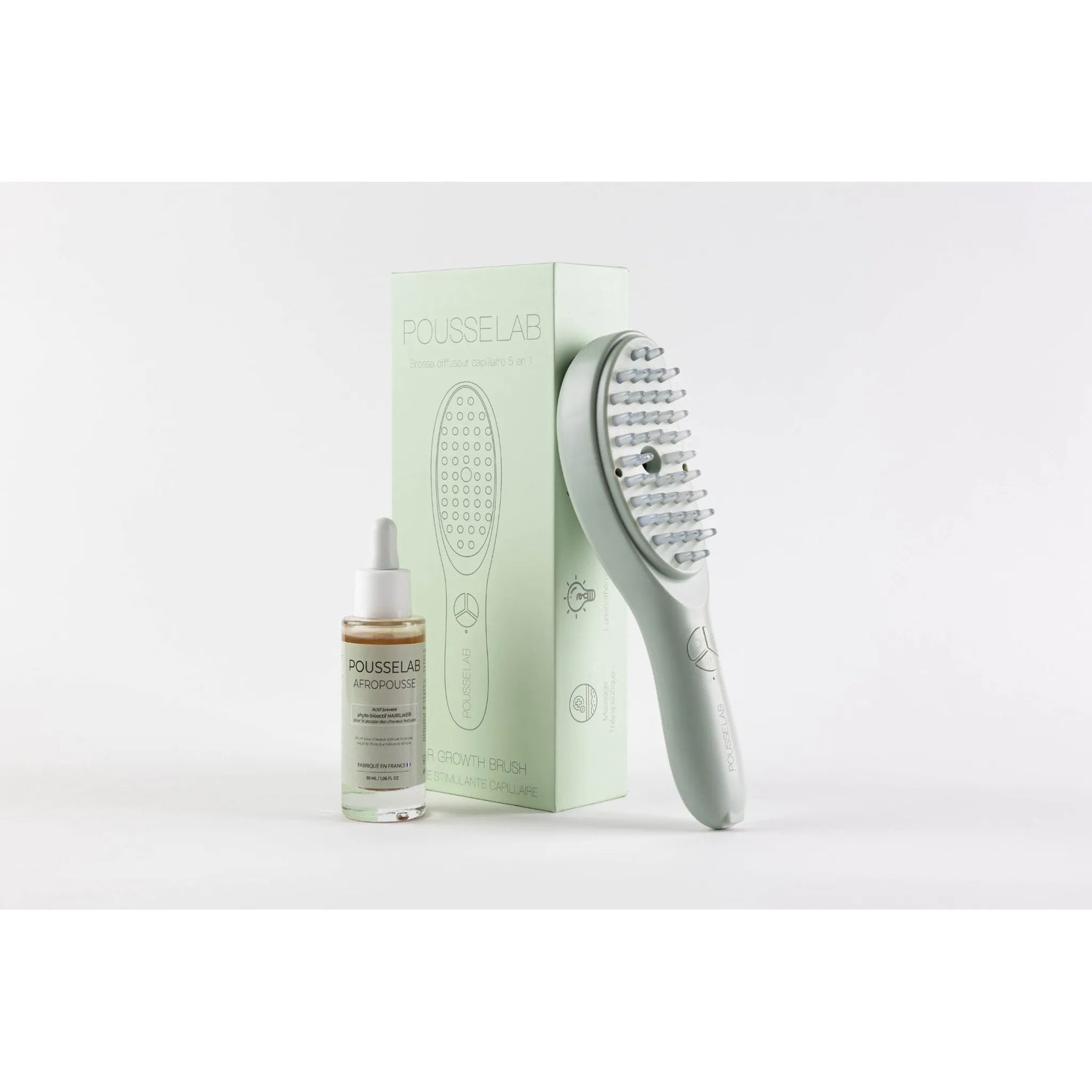 cuir chevelu sensible massage brosse cheveux stimulation douce