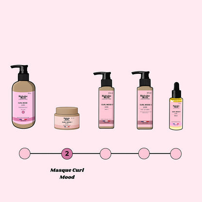 Masque Curl Mood - Soin 3-en-1 pour cheveux bouclés et frisés