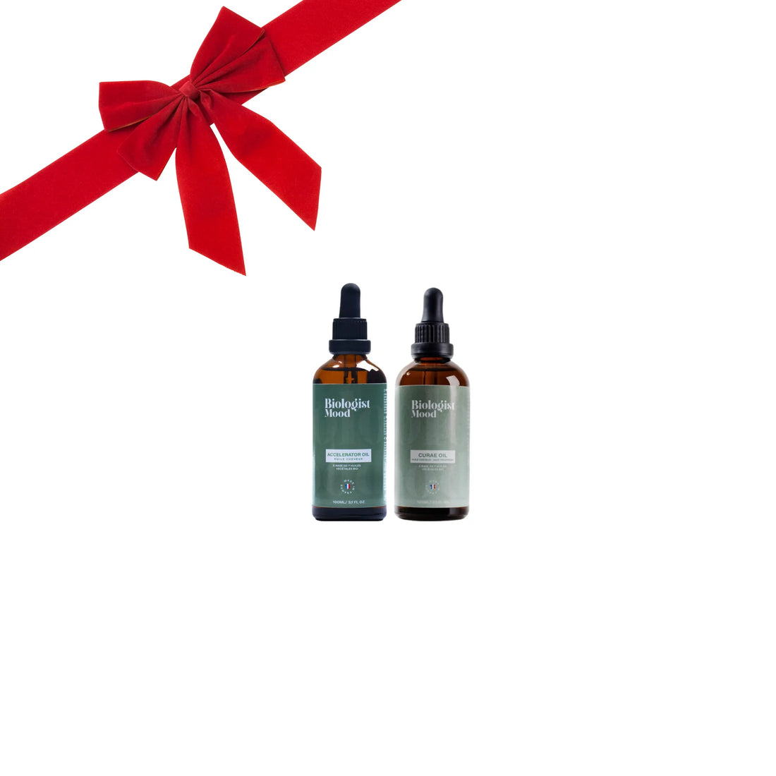 Duo réparation hiver : huile pousse cheveux + réparatrice SOS - accelerator oil + curae oil