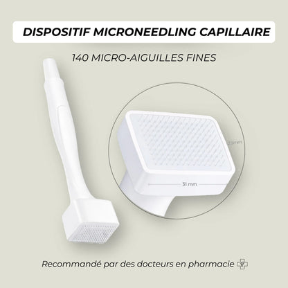 Dermastamp Biologist Mood pour cheveux – dispositif de microneedling capillaire favorisant la pousse, la densité et la santé du cuir chevelu, soin professionnel efficace