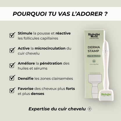 Duo Huile pousse - Accelerator oil + Dermastamp OFFERT !