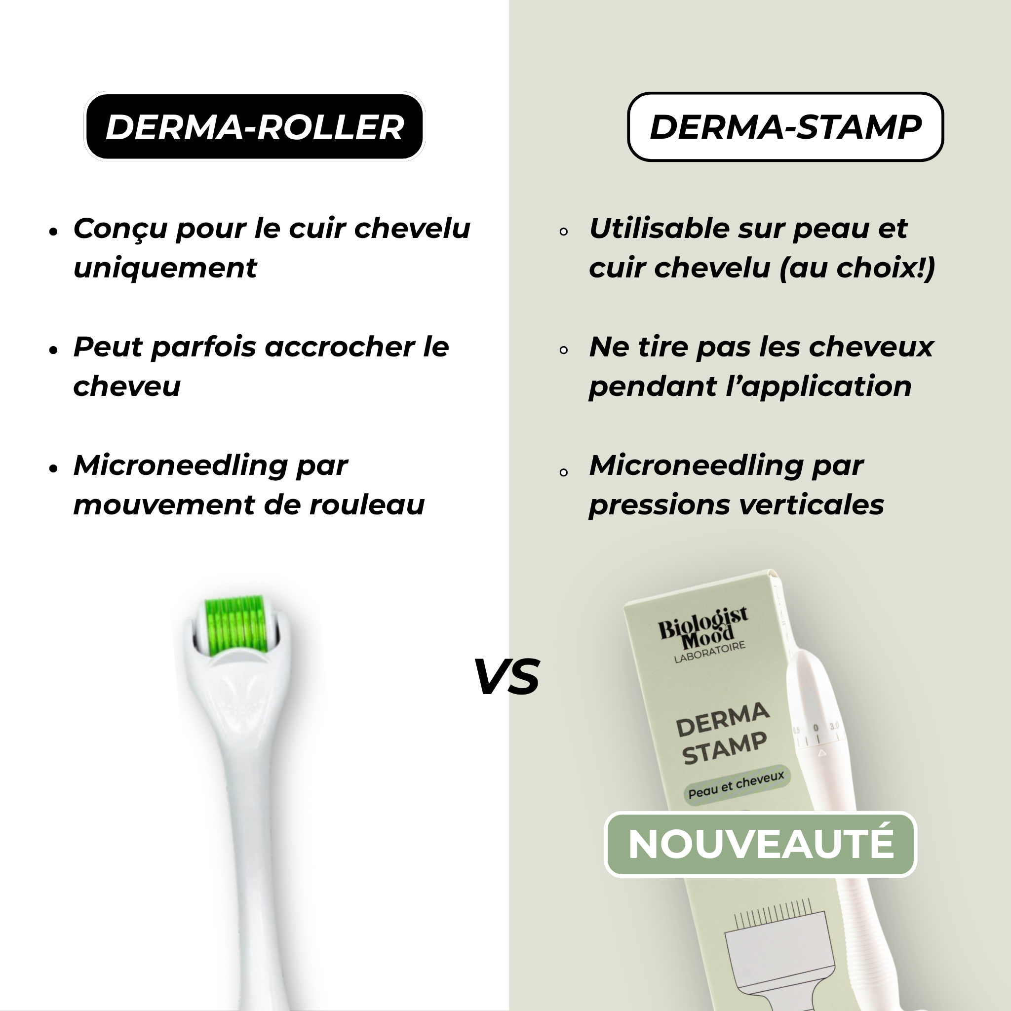 Duo Huile pousse - Accelerator oil + Dermastamp OFFERT !