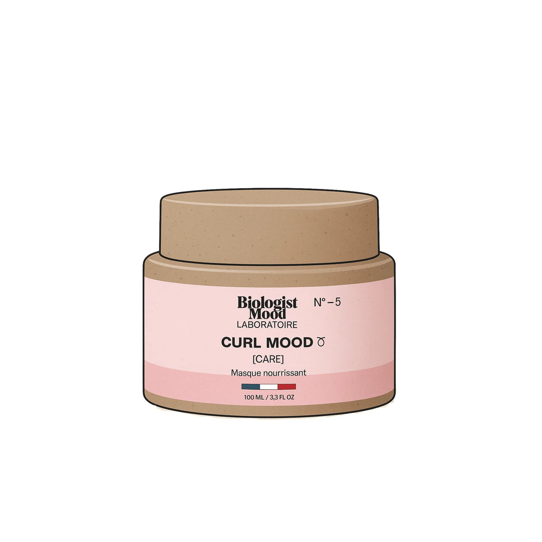 Masque nourrissant cheveux bouclés 