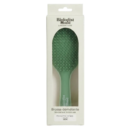 Brosse démêlante Biologist Mood pour cheveux fins à épais, réduit la casse et démêle les cheveux en douceur.