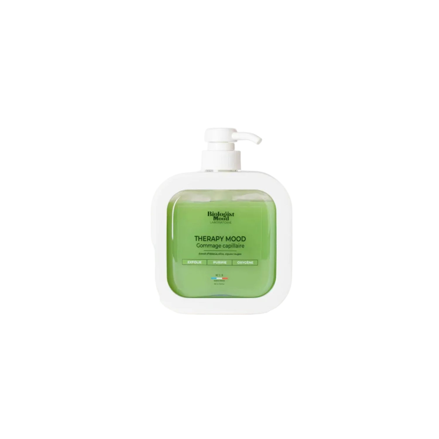 Gommage capillaire purifiant Biologist Mood pour exfolier le cuir chevelu, éliminer les impuretés, réduire l’excès de sébum et favoriser des cheveux plus sains.