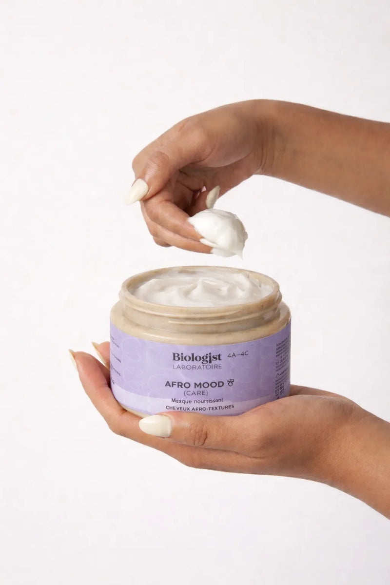Masque cheveux Biologist Mood – soin capillaire nourrissant et réparateur pour cheveux secs et abîmés