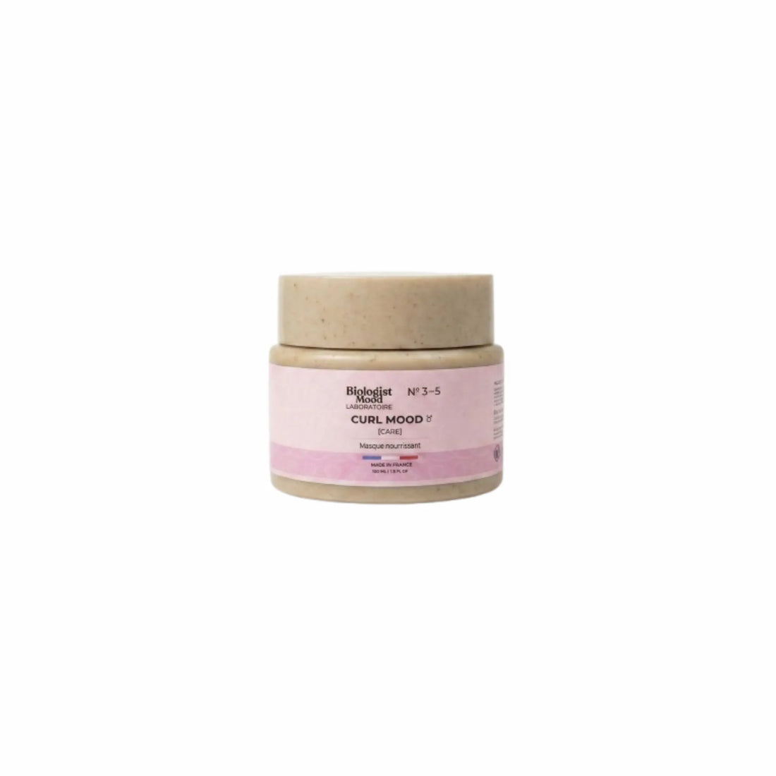Masque Curl Mood Biologist Mood pour cheveux bouclés, soin nourrissant et hydratant qui aide à définir les boucles, réduire les frisottis et apporter de la souplesse.