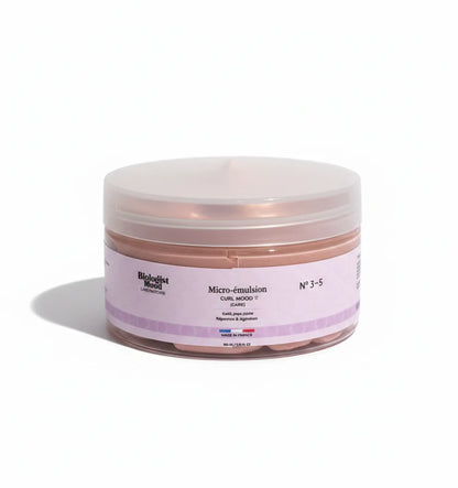 Micro-émulsion Curl Mood Care Biologist Mood pour cheveux bouclés, soin hydratant et définisseur de boucles, format 100 ml