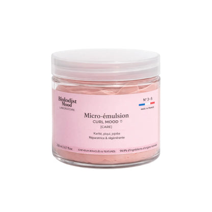 Micro-émulsion Curl Mood Care Biologist Mood pour cheveux bouclés, soin hydratant et définisseur de boucles, vue détaillée du produit