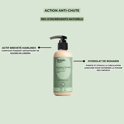 Shampoing Biologist Mood vegan, fabriqué en France et développé par des docteurs en pharmacie.