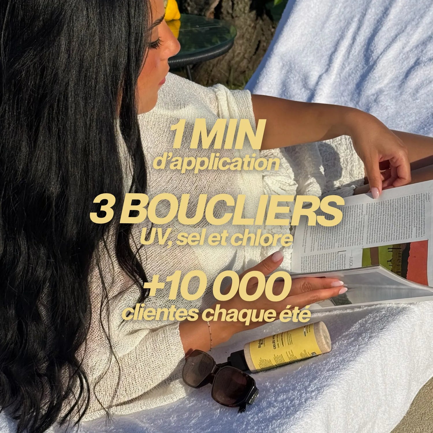 Protection UV cheveux avec Biologist Sun Protect contre le soleil, le sel et le chlore pour préserver des cheveux brillants et hydratés