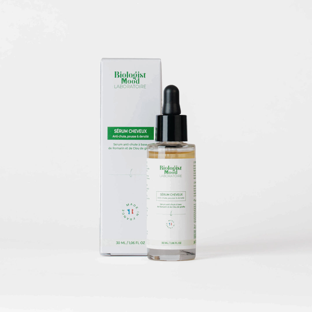 Sérum pousse cheveux au romarin – huile naturelle pour stimuler la croissance capillaire