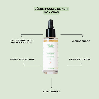Ingrédients naturels du sérum pousse cheveux – romarin, clou de girofle et extraits végétaux