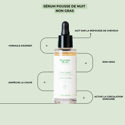 Sérum pousse cheveux naturel et vegan – fabriqué en France par des experts