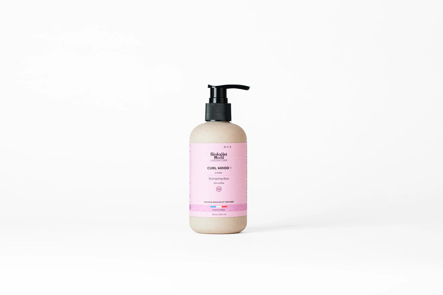 Flacon du shampoing cheveux bouclés Biologist Mood pour boucles hydratées